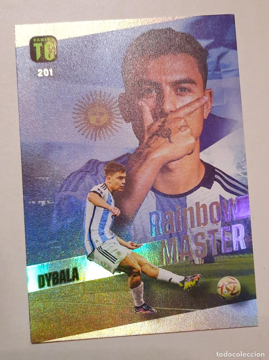 Cromos de f&uacute;tbol: Dybala Rainbow Master #201 Argentina Top Class 2023
