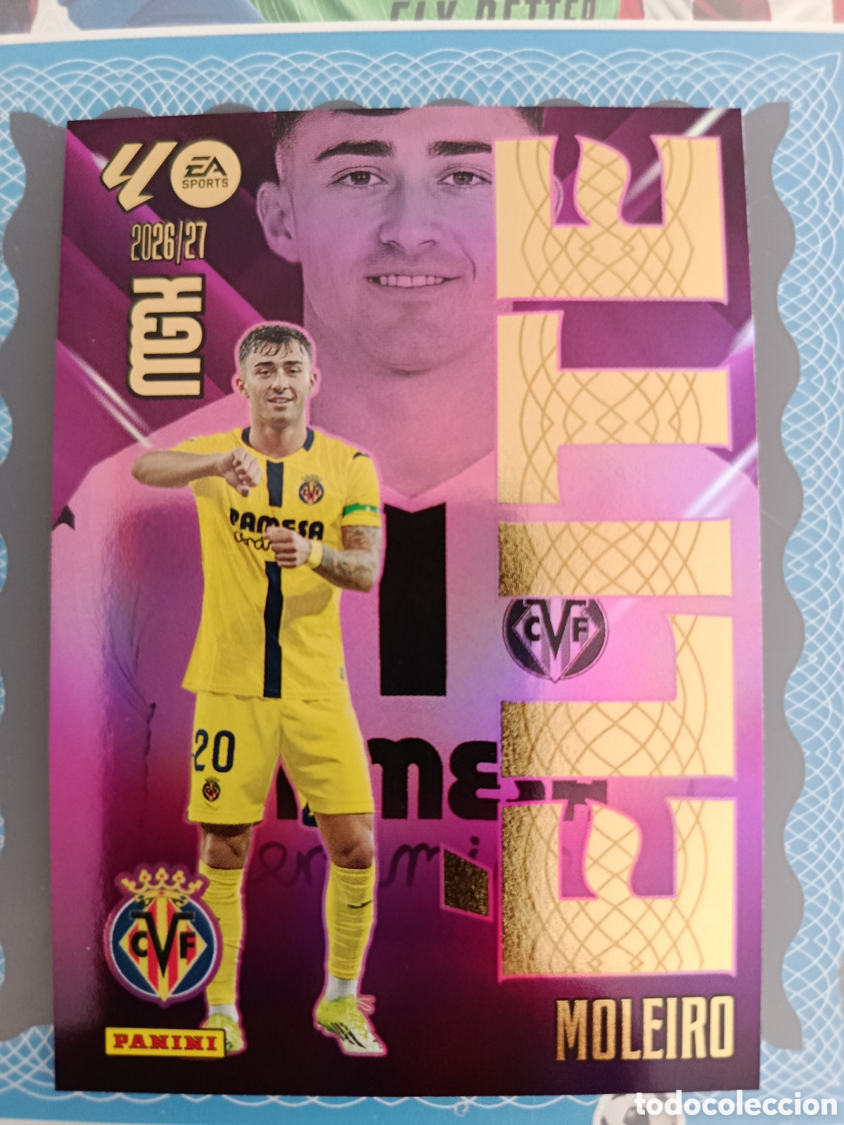 Cromos de f&uacute;tbol: MEGACRACKS 2026 2027 - PANINI - N&ordm; 11 MOLEIRO VILLARREAL ELITE