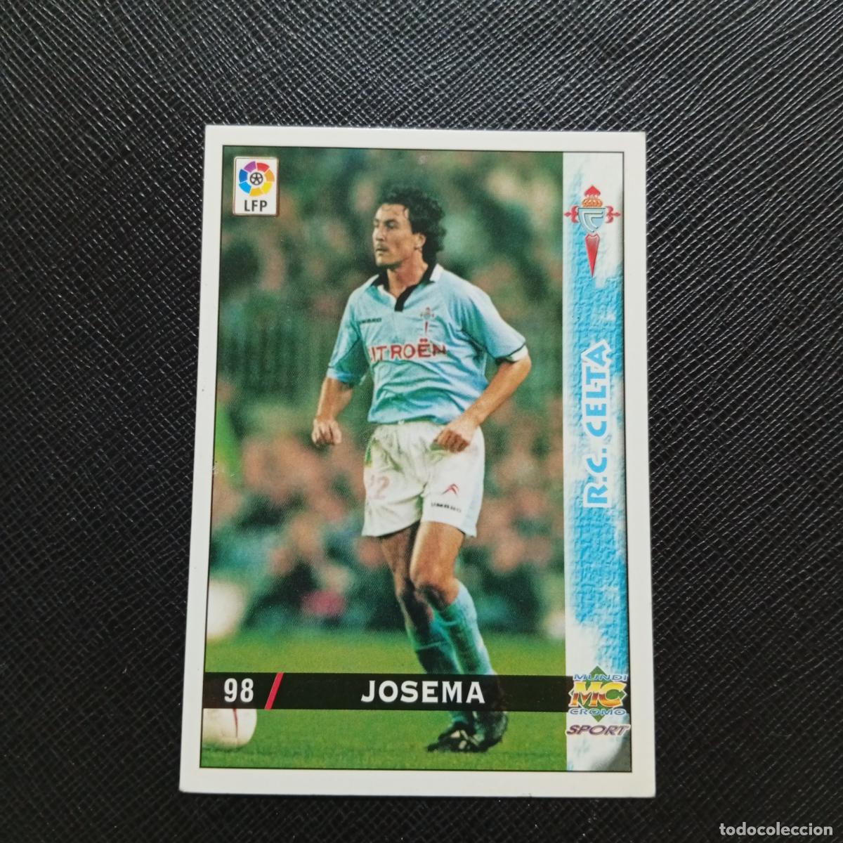 Cromos de f&uacute;tbol: 98 JOSEMA CELTA MUNDICROMO 1998 1999 CROMO FUTBOL LIGA 98 99 - A218 PG13