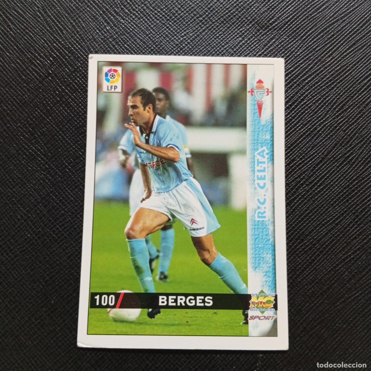 Cromos de f&uacute;tbol: 100 BERGES CELTA MUNDICROMO 1998 1999 CROMO FUTBOL LIGA 98 99 - A218 PG13