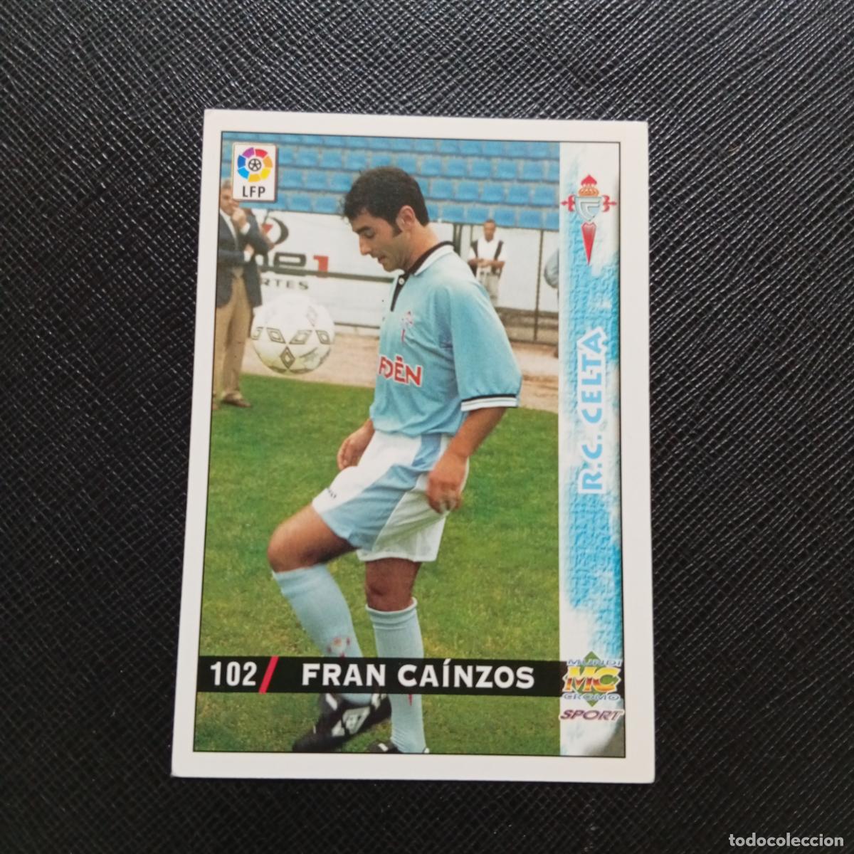 Cromos de f&uacute;tbol: 102 FRAN CAINZOS CELTA MUNDICROMO 1998 1999 CROMO FUTBOL LIGA 98 99 - A218 PG13