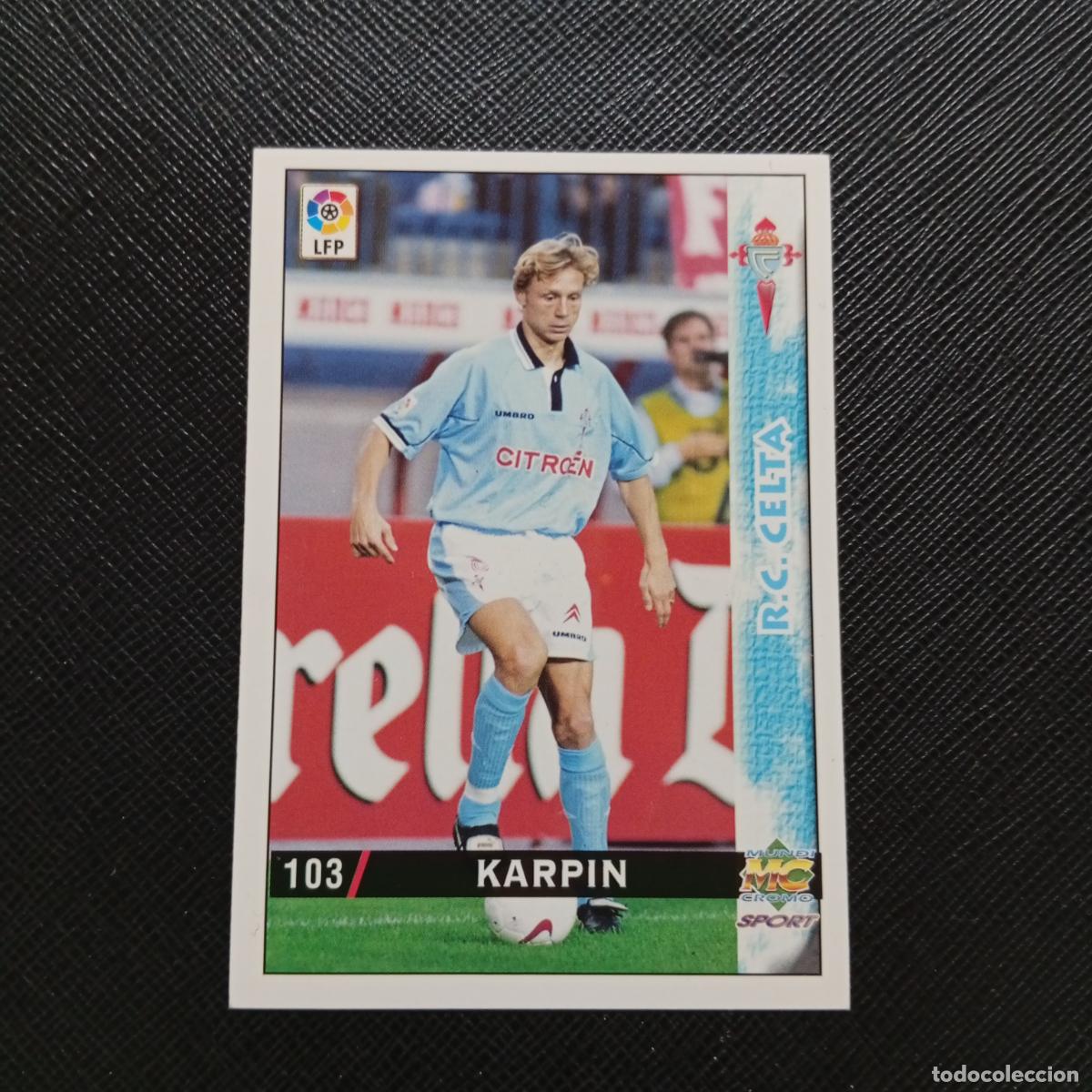 Cromos de f&uacute;tbol: 103 KARPIN CELTA MUNDICROMO 1998 1999 CROMO FUTBOL LIGA 98 99 - A218 PG13