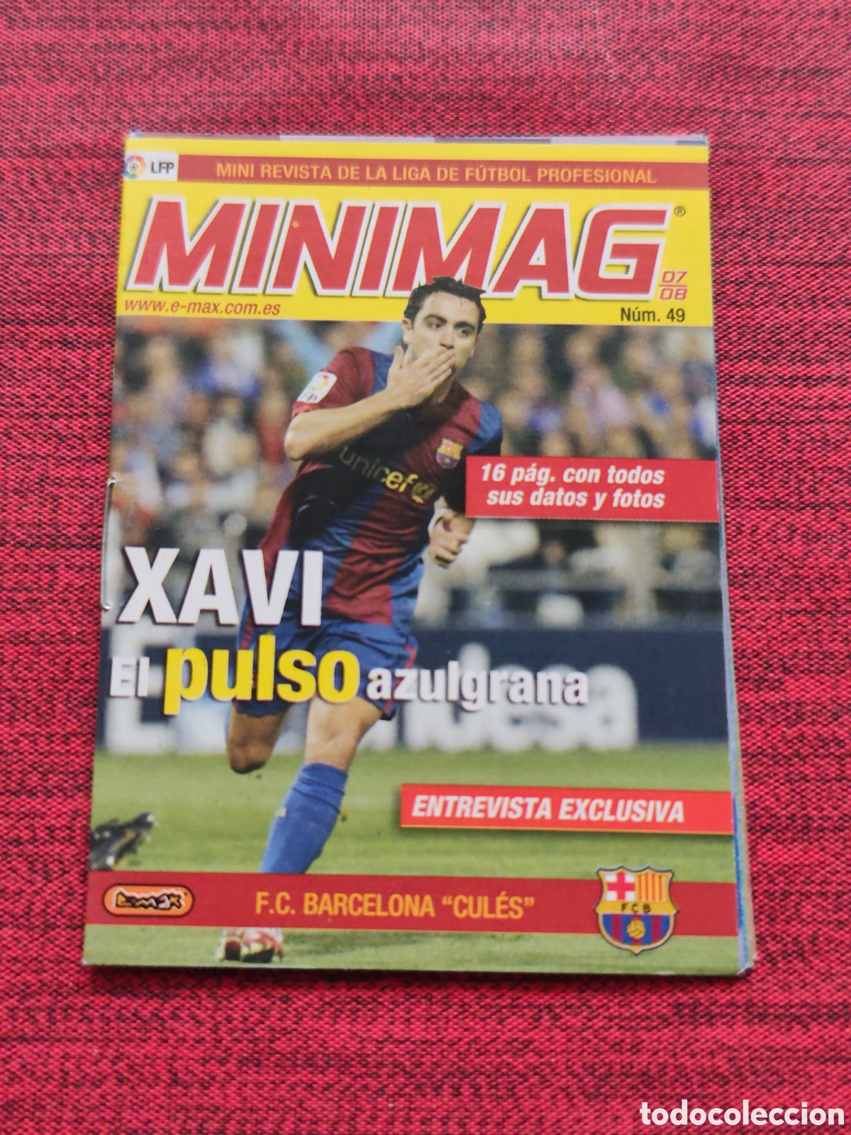 Cartes &agrave; collectionner de Football: 49 XAVI FC BARCELONA MINIMAG LIGA 2007 2008 E-MAX