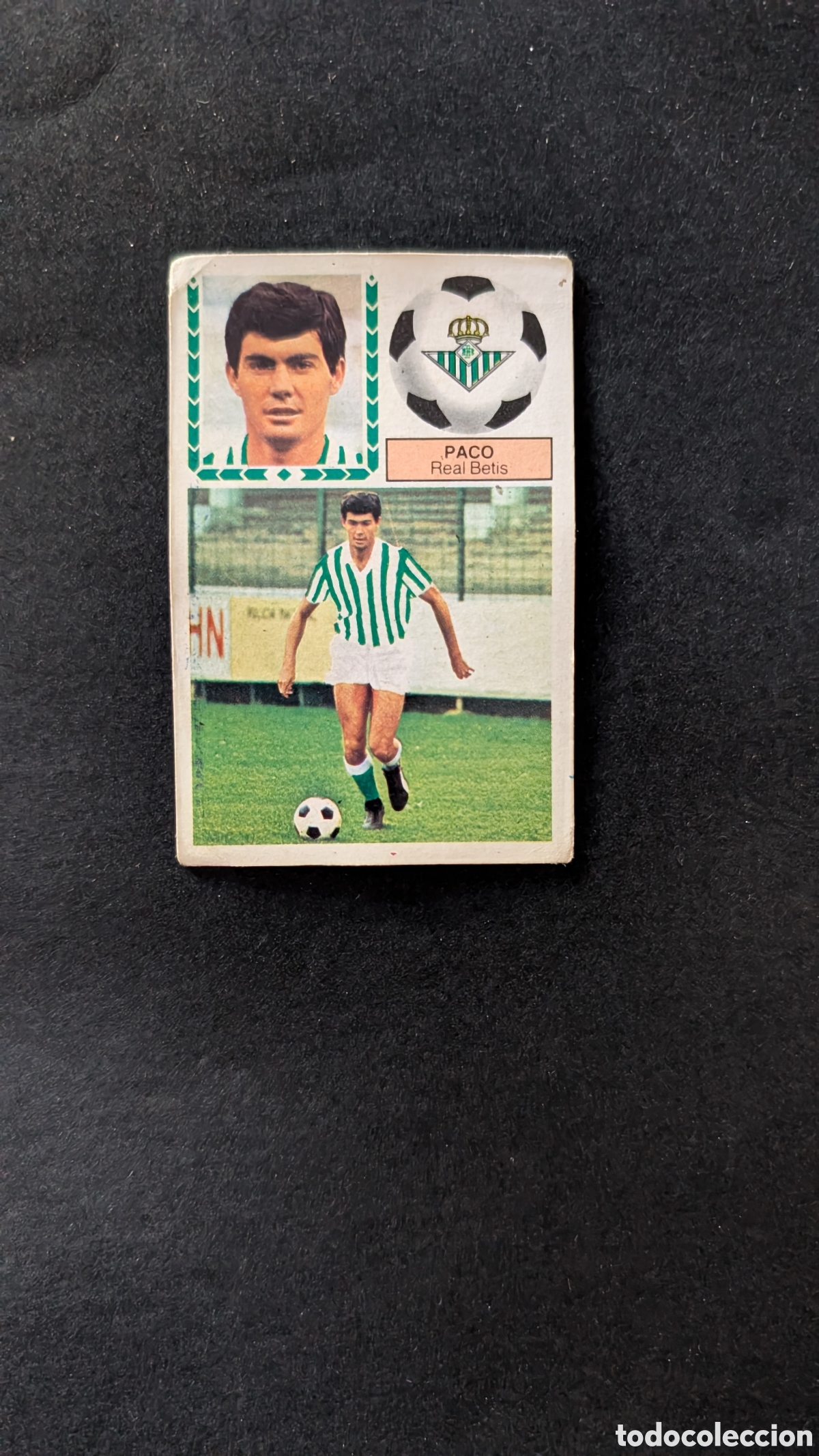 Cartes &agrave; collectionner de Football: L2 PACO BETIS FICHAJE 41 LIGA ESTE 1983/84 83 84 DESPEGADO