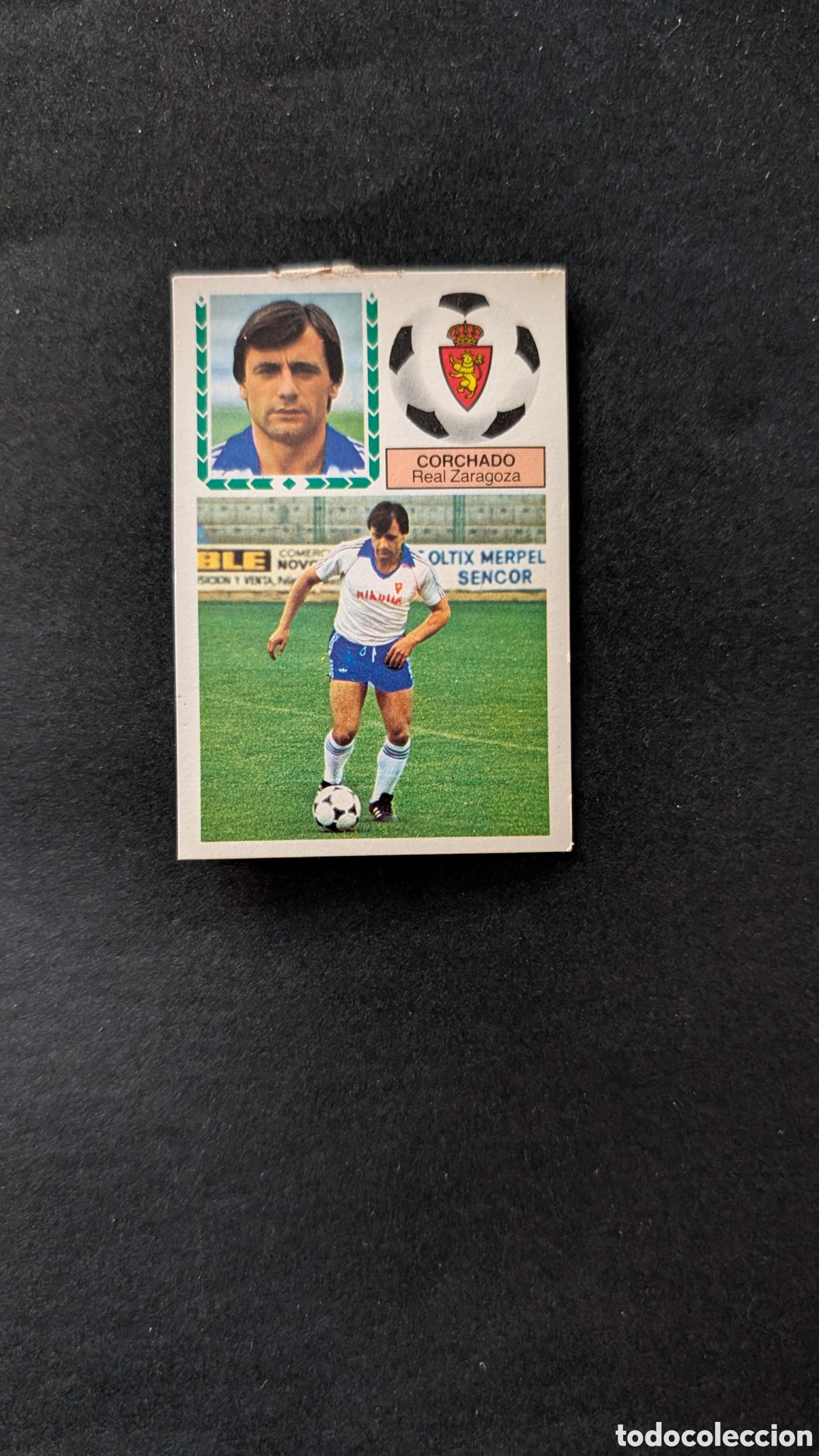 Cartes &agrave; collectionner de Football: L2 CORCHADO ZARAGOZA FICHAJE 42 LIGA ESTE 1983/84 83 84 DESPEGADO LEVE