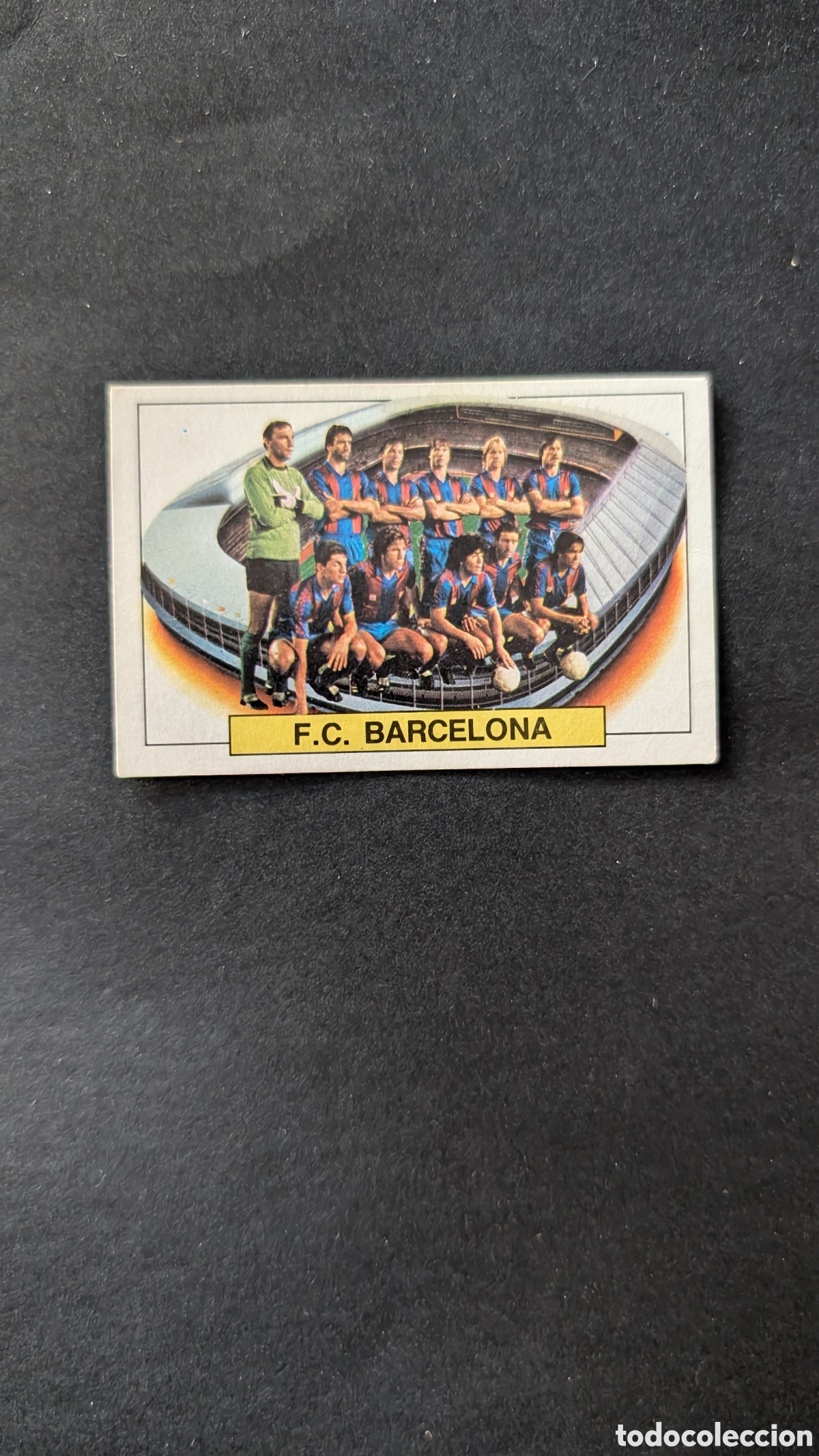 Cartes &agrave; collectionner de Football: L2 ALINEACI&Oacute;N BARCELONA CON MARADONA LIGA ESTE 1983/84 83 84 DESPEGADO