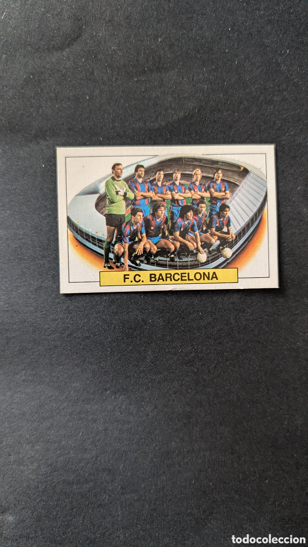 Cartes &agrave; collectionner de Football: L2 ALINEACI&Oacute;N BARCELONA CON MARADONA LIGA ESTE 1983/84 83 84 DESPEGADO
