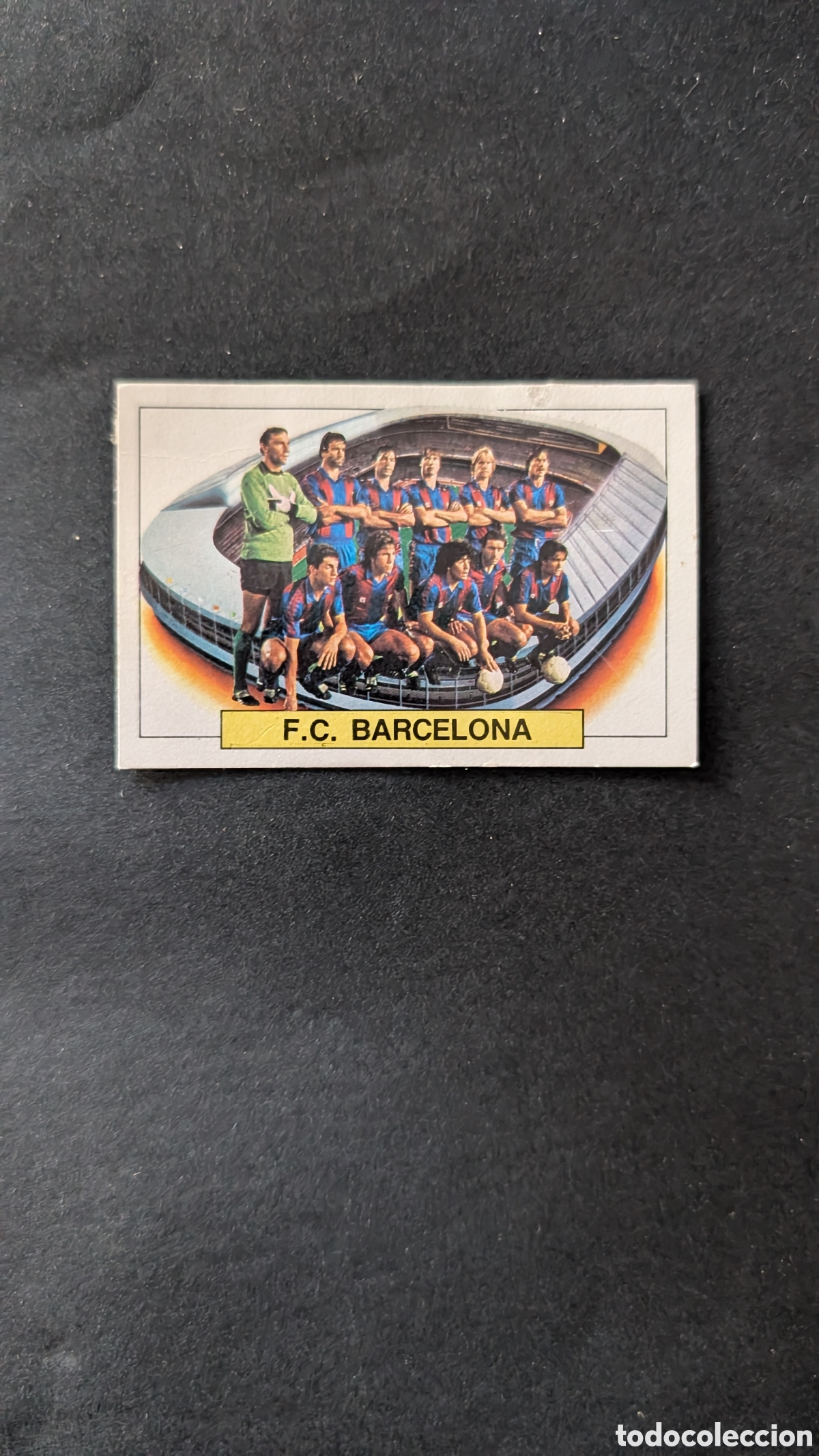 Cartes &agrave; collectionner de Football: L2 ALINEACI&Oacute;N BARCELONA CON MARADONA LIGA ESTE 1983/84 83 84 DESPEGADO