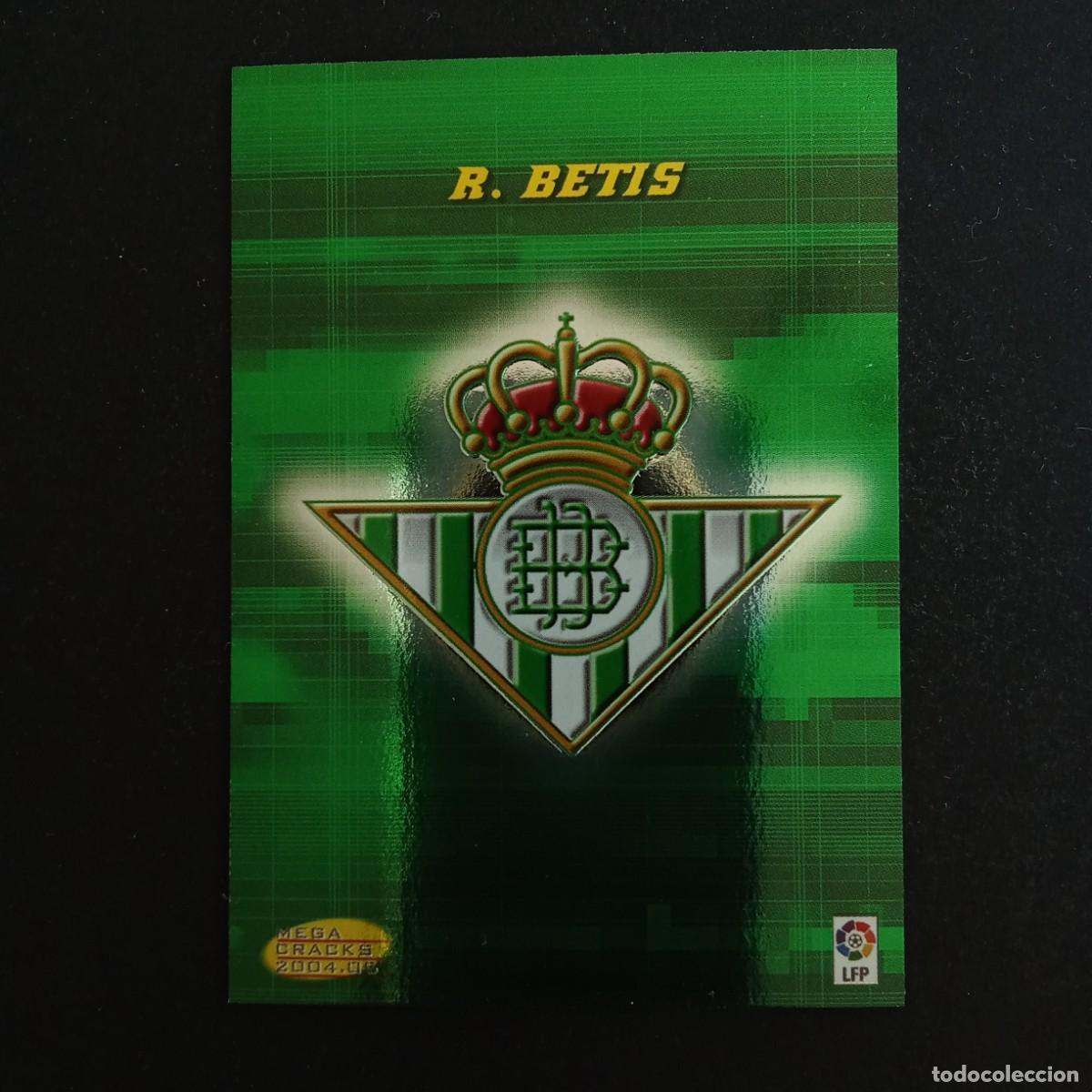 Cromos de f&uacute;tbol: 73 ESCUDO BETIS LIGA 2004 2005 04 05 MEGACRACKS PANINI -
