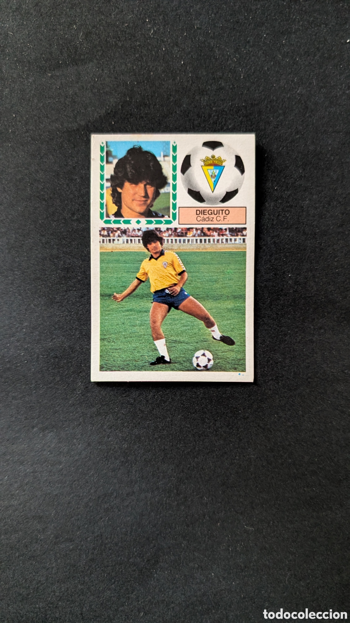 Cromos de f&uacute;tbol: L2 DIEGUITO CADIZ VERSION COLOCA LIGA ESTE 1983/84 83 84 DESPEGADO