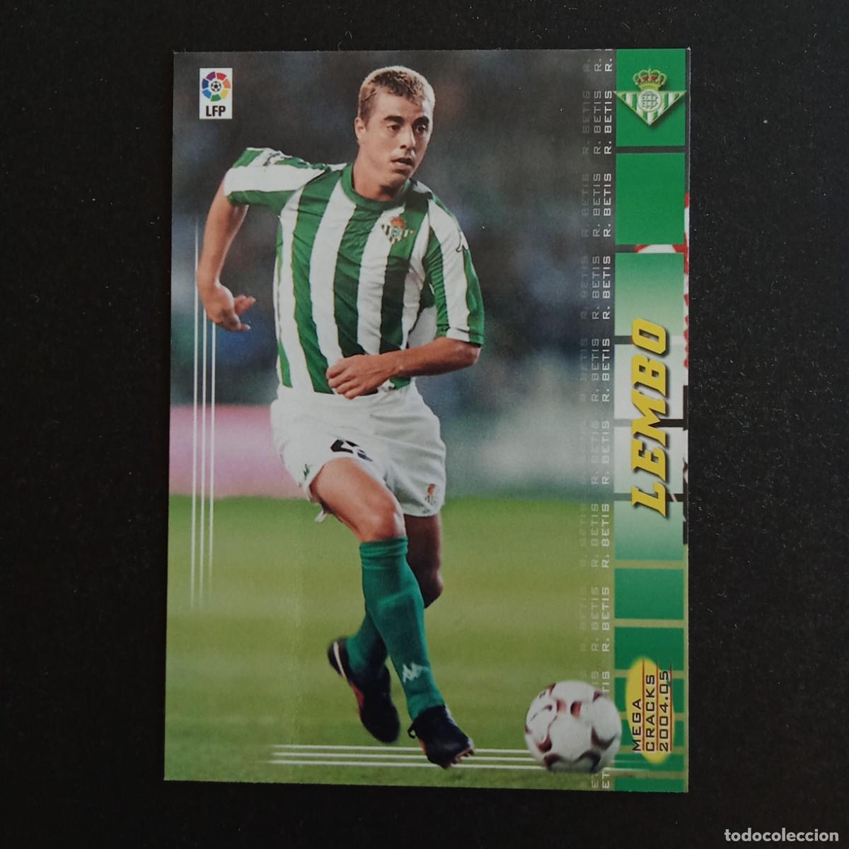 Cromos de f&uacute;tbol: 77 LEMBO BETIS LIGA 2004 2005 04 05 MEGACRACKS PANINI -