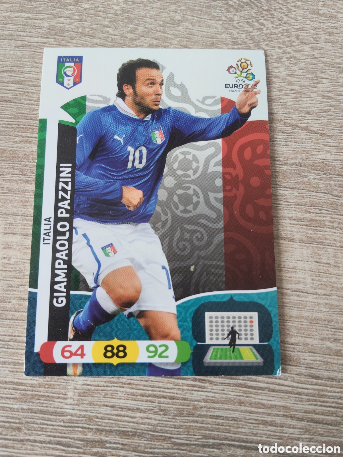 Cromos de f&uacute;tbol: Panini Adrenalyn euro 2012 Giampaolo Pazzini Italia