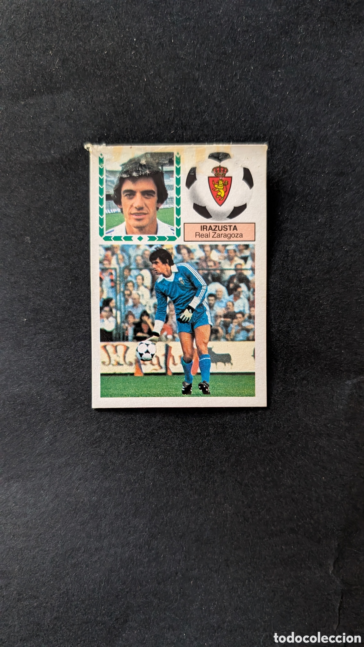 Cromos de f&uacute;tbol: L2 IRAZUSTA ZARAGOZA BAJA LIGA ESTE 1983/84 83 84 DESPEGADO