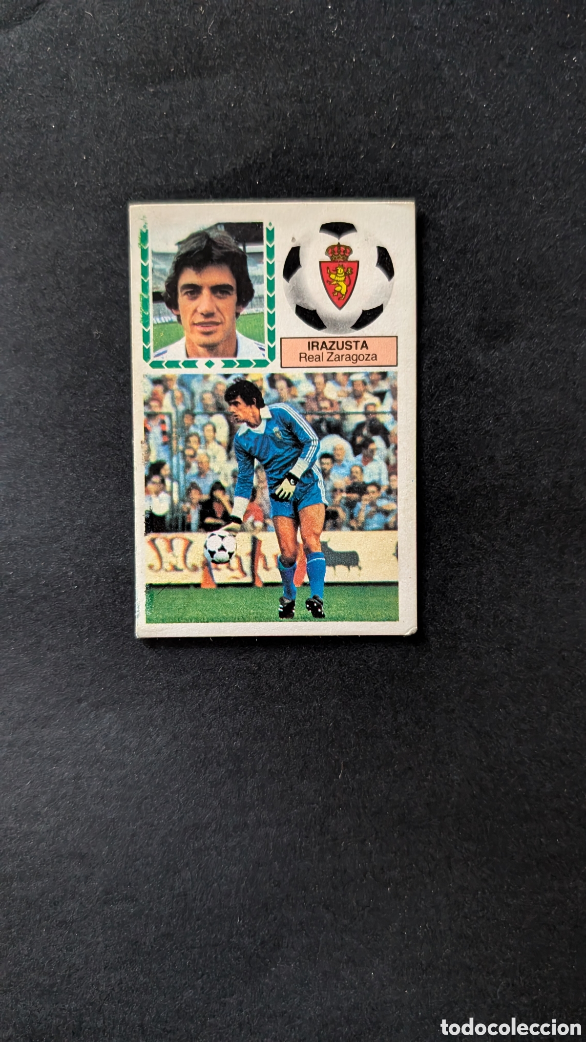 Cromos de f&uacute;tbol: L2 IRAZUSTA ZARAGOZA BAJA LIGA ESTE 1983/84 83 84 DESPEGADO