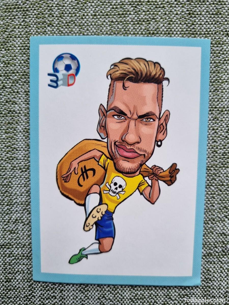Cromos de f&uacute;tbol: 191 NEYMAR (Brasil). RUSIJA 2018 (Niko Barun)