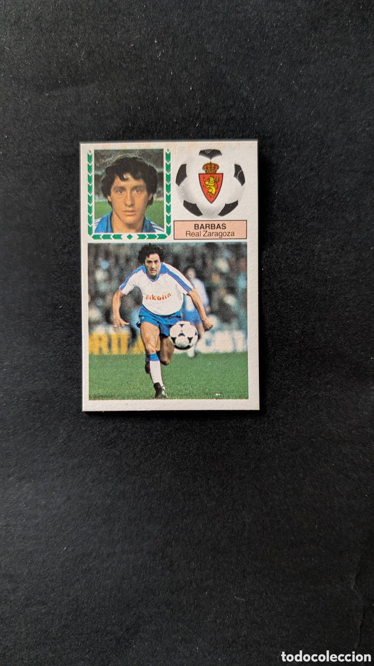 Cromos de f&uacute;tbol: L2 BARBAS ZARAGOZA VERSION LIGA ESTE 1983/84 83 84 DESPEGADO LEVE