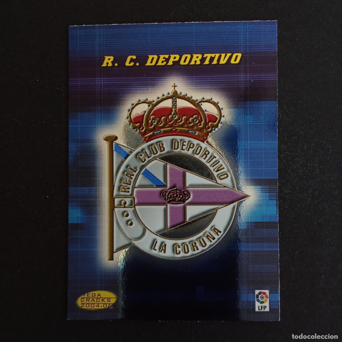 Cromos de f&uacute;tbol: 91 ESCUDO DEPORTIVO LA CORU&Ntilde;A LIGA 2004 2005 04 05 MEGACRACKS PANINI -