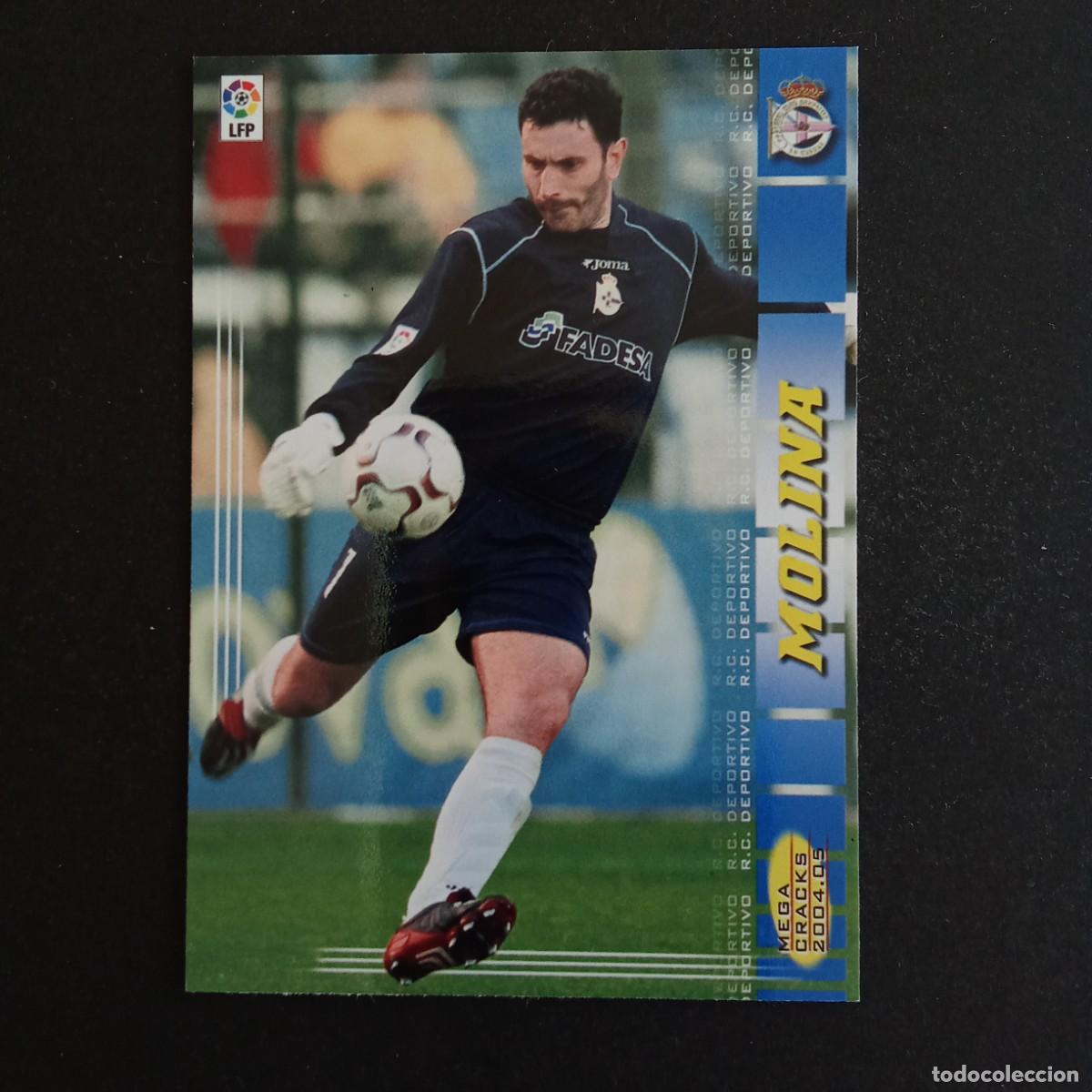 Cromos de f&uacute;tbol: 92 MOLINA DEPORTIVO LA CORU&Ntilde;A LIGA 2004 2005 04 05 MEGACRACKS PANINI -