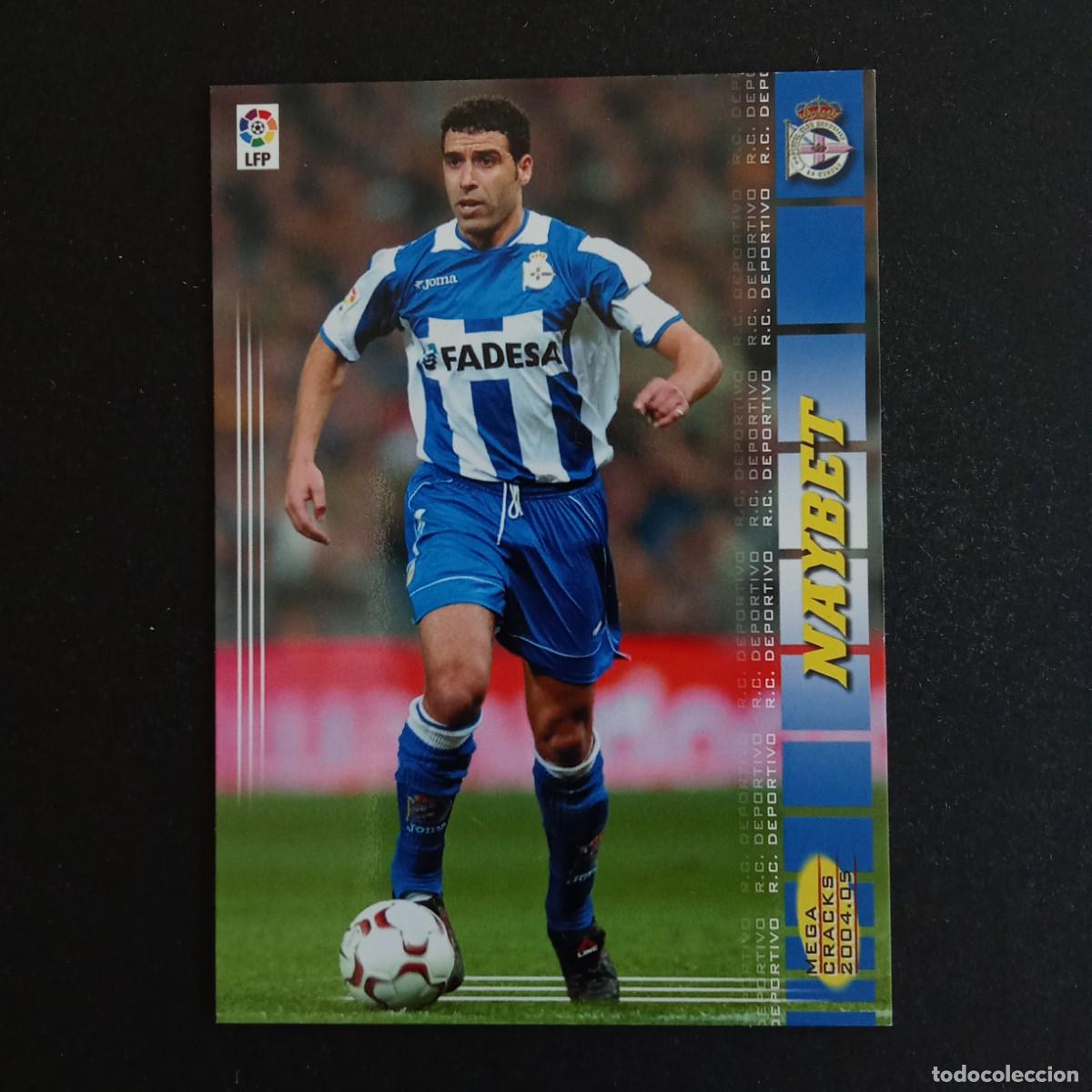 Cromos de f&uacute;tbol: 94 NAYBET DEPORTIVO LA CORU&Ntilde;A LIGA 2004 2005 04 05 MEGACRACKS PANINI -