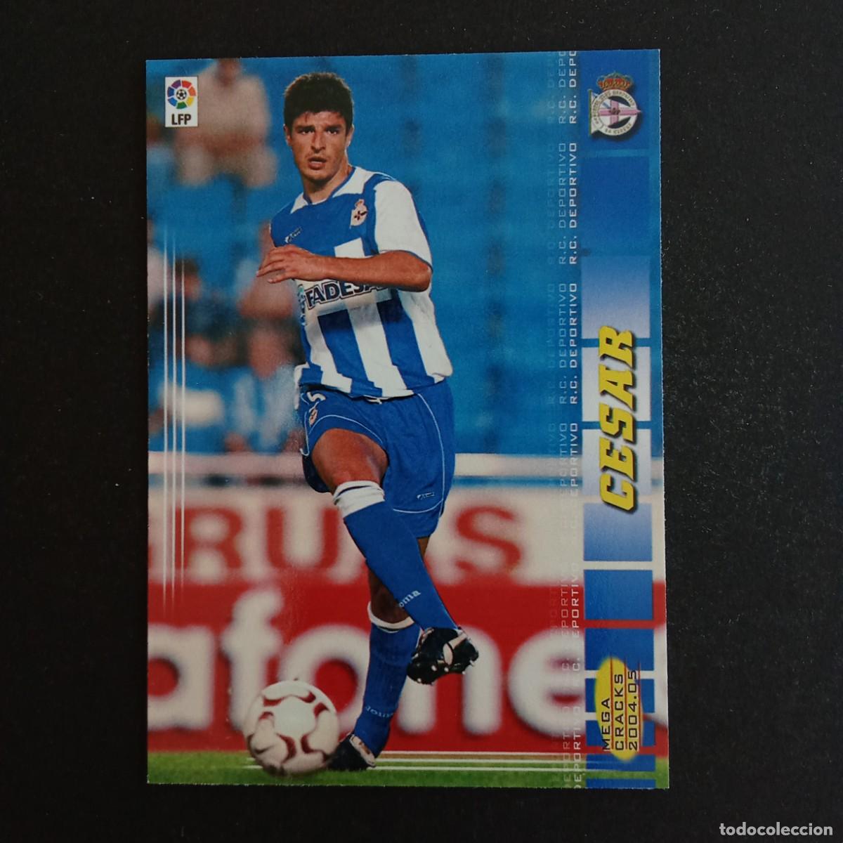 Cromos de f&uacute;tbol: 96 CESAR DEPORTIVO LA CORU&Ntilde;A LIGA 2004 2005 04 05 MEGACRACKS PANINI -