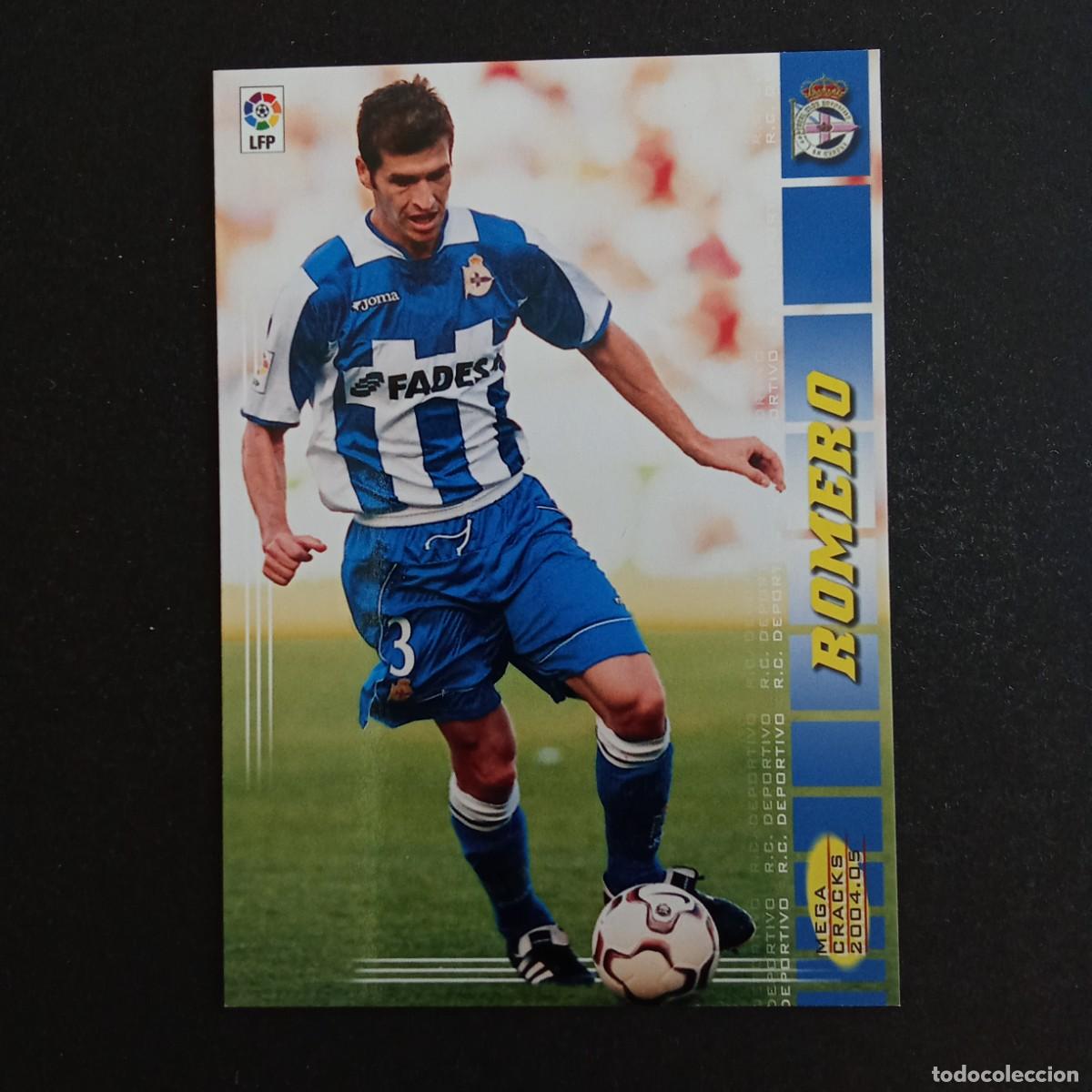 Cromos de f&uacute;tbol: 97 ROMERO DEPORTIVO LA CORU&Ntilde;A LIGA 2004 2005 04 05 MEGACRACKS PANINI -