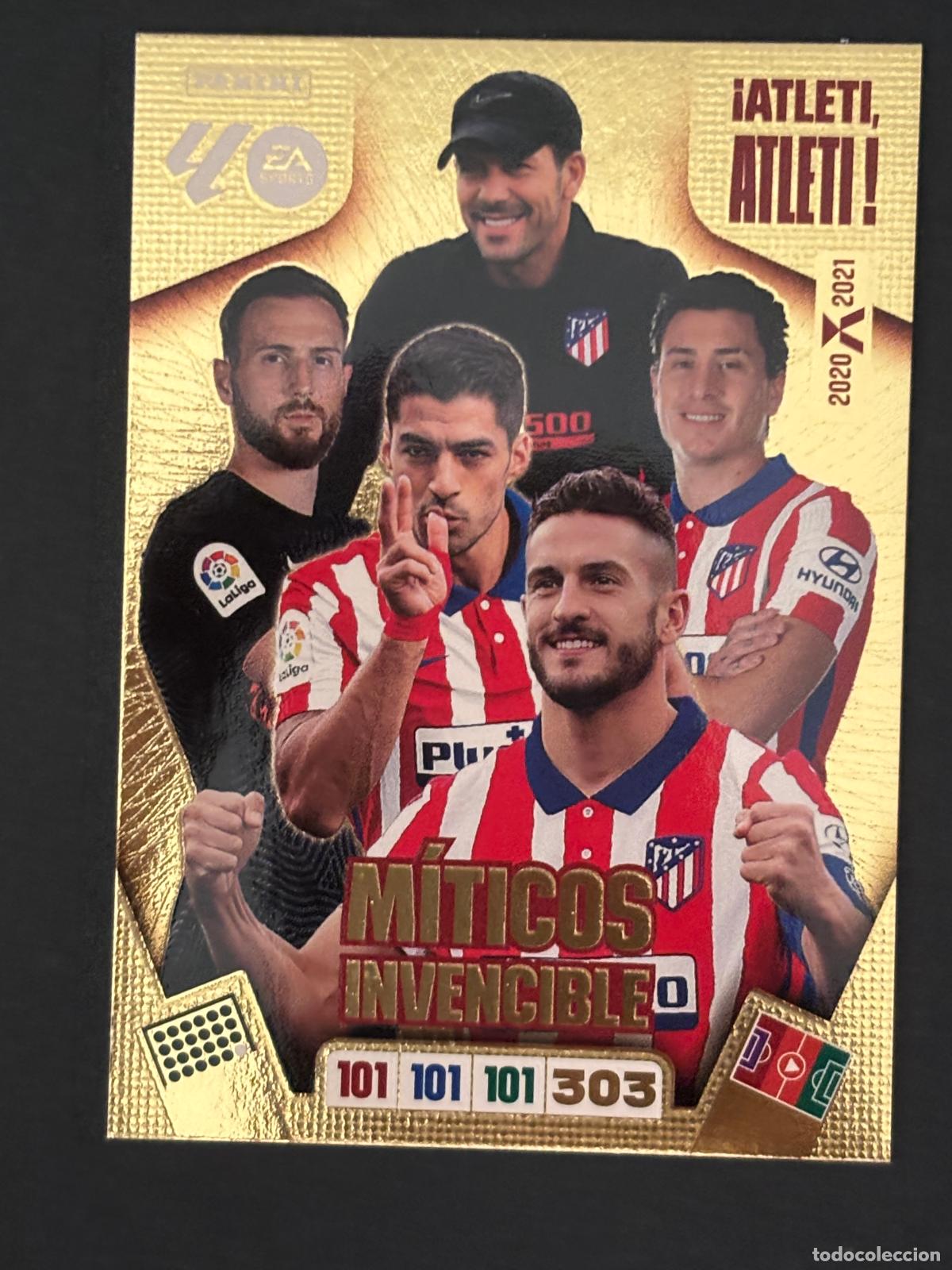 Cartes &agrave; collectionner de Football: MITICO2 ATLETI ATLETI! AT MADRID M&Iacute;TICOS INVENCIBLE ADRENALYN XL LALIGA 25-26 2025-2026