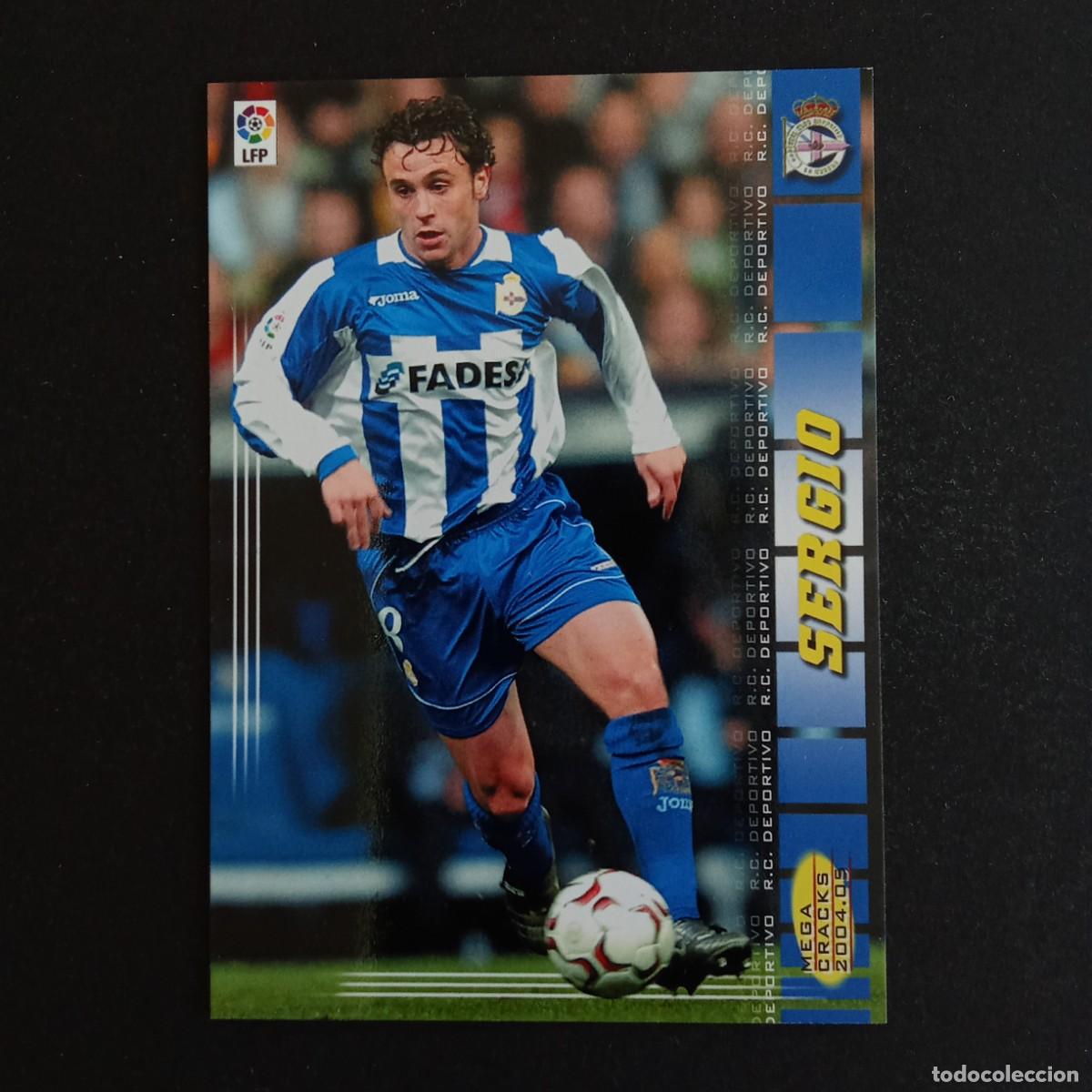 Cromos de f&uacute;tbol: 101 SERGIO DEPORTIVO LA CORU&Ntilde;A LIGA 2004 2005 04 05 MEGACRACKS PANINI -
