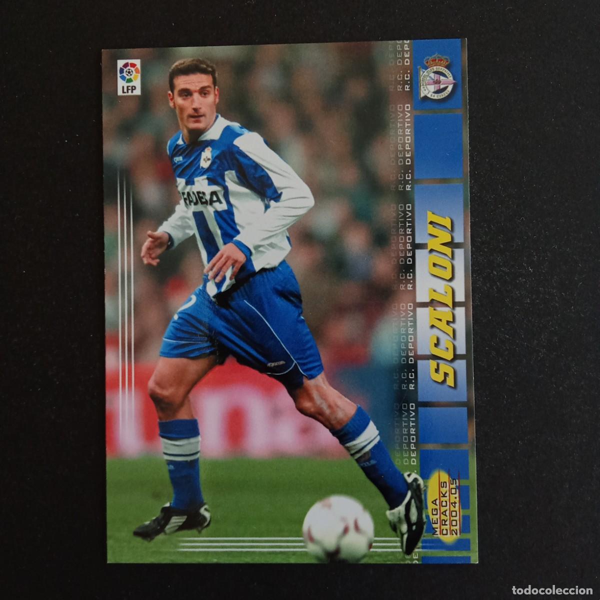 Cromos de f&uacute;tbol: 102 SCALONI DEPORTIVO LA CORU&Ntilde;A LIGA 2004 2005 04 05 MEGACRACKS PANINI -