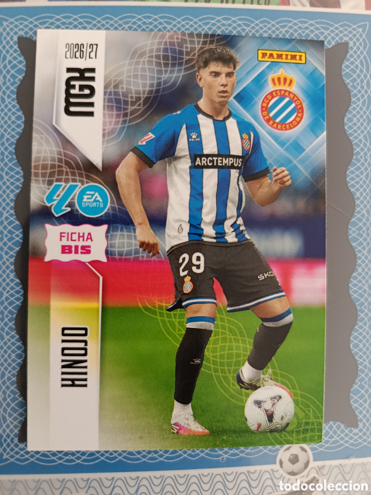 Cromos de f&uacute;tbol: MEGACRACKS 2026 2027 - PANINI - N&ordm; 170 BIS HINOJO RCD ESPANYOL FICHA BOS