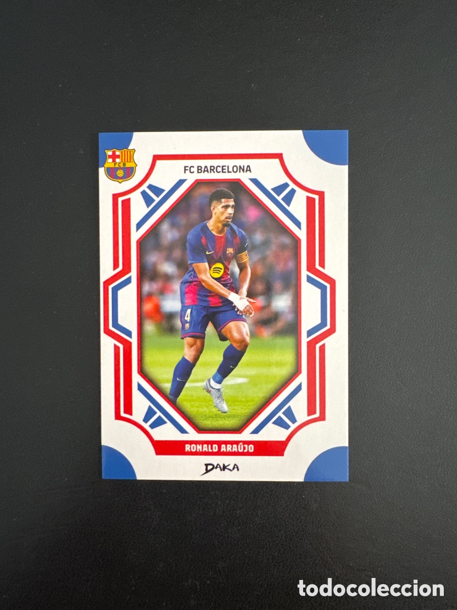 Cromos de f&uacute;tbol: ARAUJO BARCELONA NUMERO 14B DAKA 2025