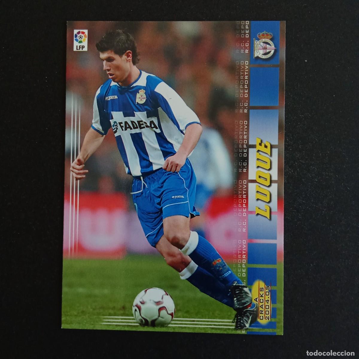 Cromos de f&uacute;tbol: 106 LUQUE DEPORTIVO LA CORU&Ntilde;A LIGA 2004 2005 04 05 MEGACRACKS PANINI - NUMERO CON ESPACIO