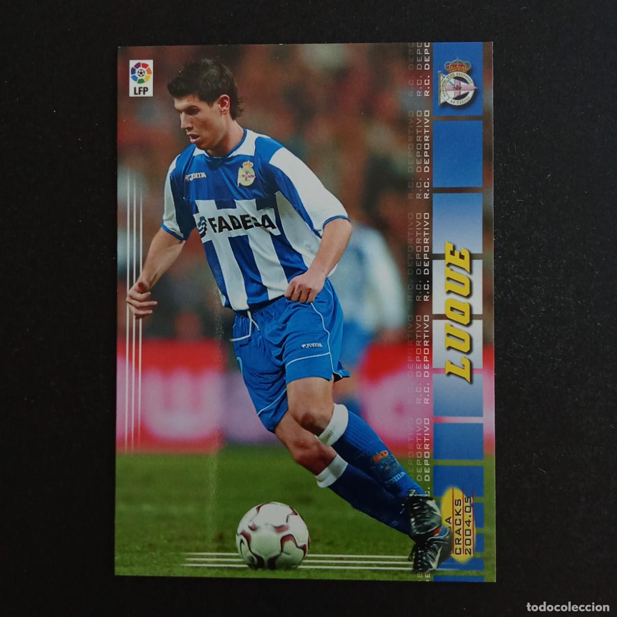 Cromos de f&uacute;tbol: 106 LUQUE DEPORTIVO LA CORU&Ntilde;A LIGA 2004 2005 04 05 MEGACRACKS PANINI - NUMERO SIN ESPACIO