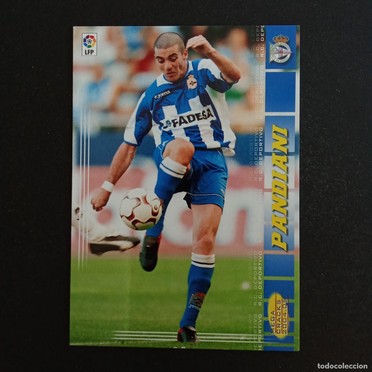 Cromos de f&uacute;tbol: 107 PANDIANI DEPORTIVO LA CORU&Ntilde;A LIGA 2004 2005 04 05 MEGACRACKS PANINI -