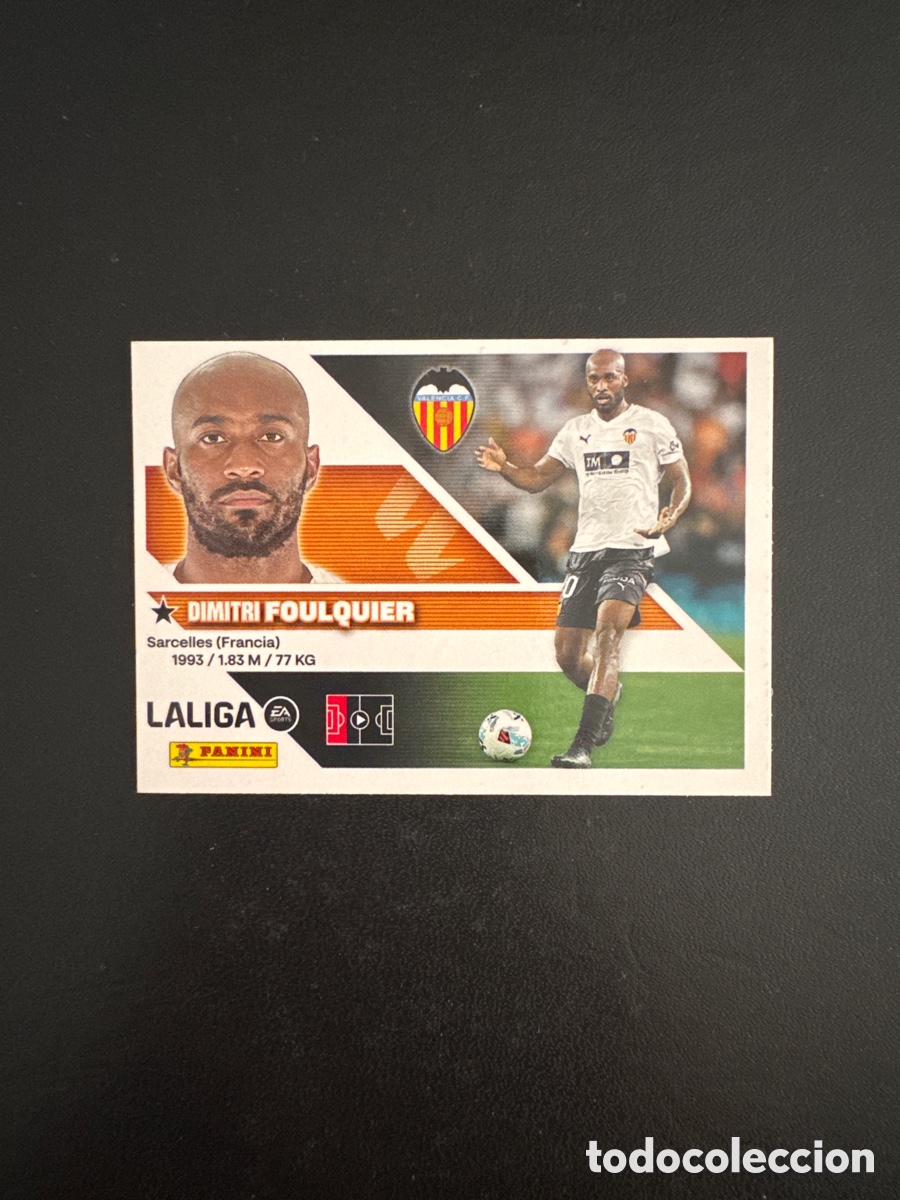 Cromos de f&uacute;tbol: FOULQUIER VALENCIA NUMERO 5 LIGA ESTE 2026 2027