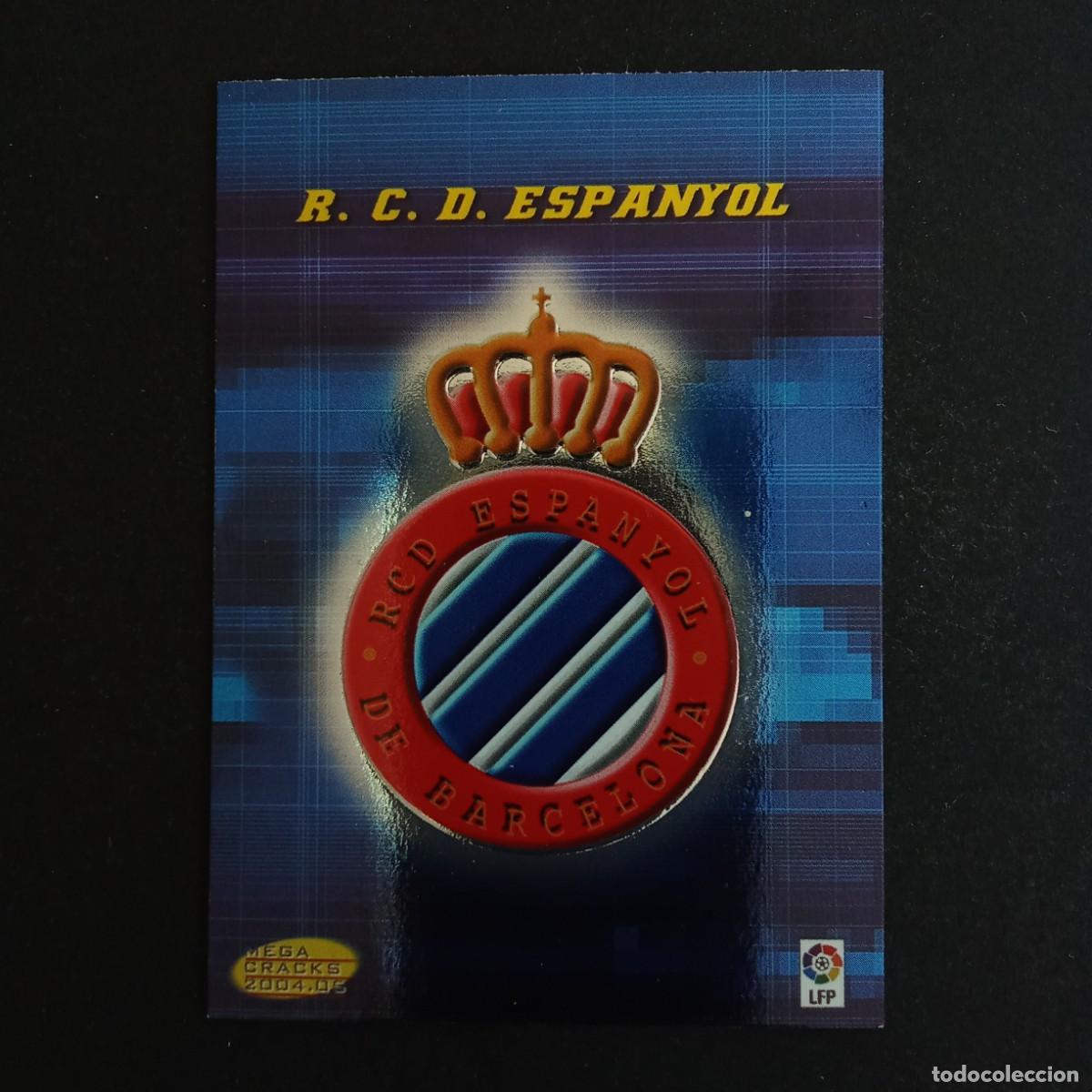 Cromos de f&uacute;tbol: 109 ESCUDO ESPANYOL LIGA 2004 2005 04 05 MEGACRACKS PANINI -