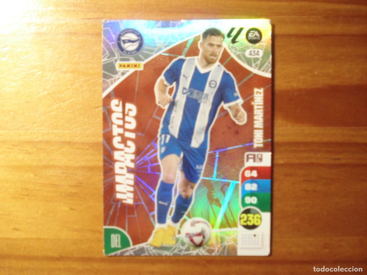 Cromos de f&uacute;tbol: Cromo de Panini Toni Mart&iacute;nez