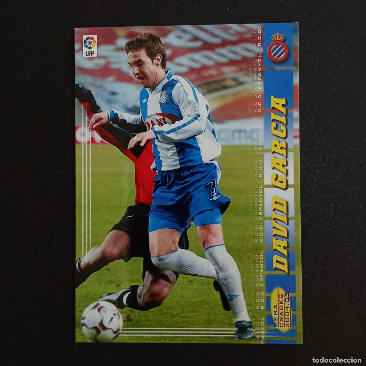 Cromos de f&uacute;tbol: 116 DAVID GARCIA ESPANYOL LIGA 2004 2005 04 05 MEGACRACKS PANINI - NUMERO SIN ESPACIO
