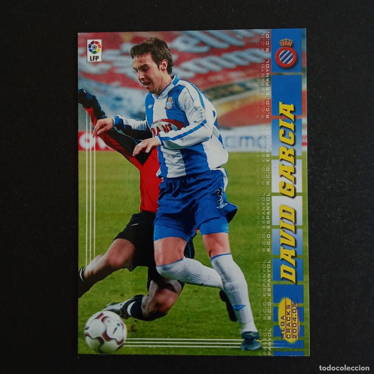 Cromos de f&uacute;tbol: 116 DAVID GARCIA ESPANYOL LIGA 2004 2005 04 05 MEGACRACKS PANINI - NUMERO SIN ESPACIO