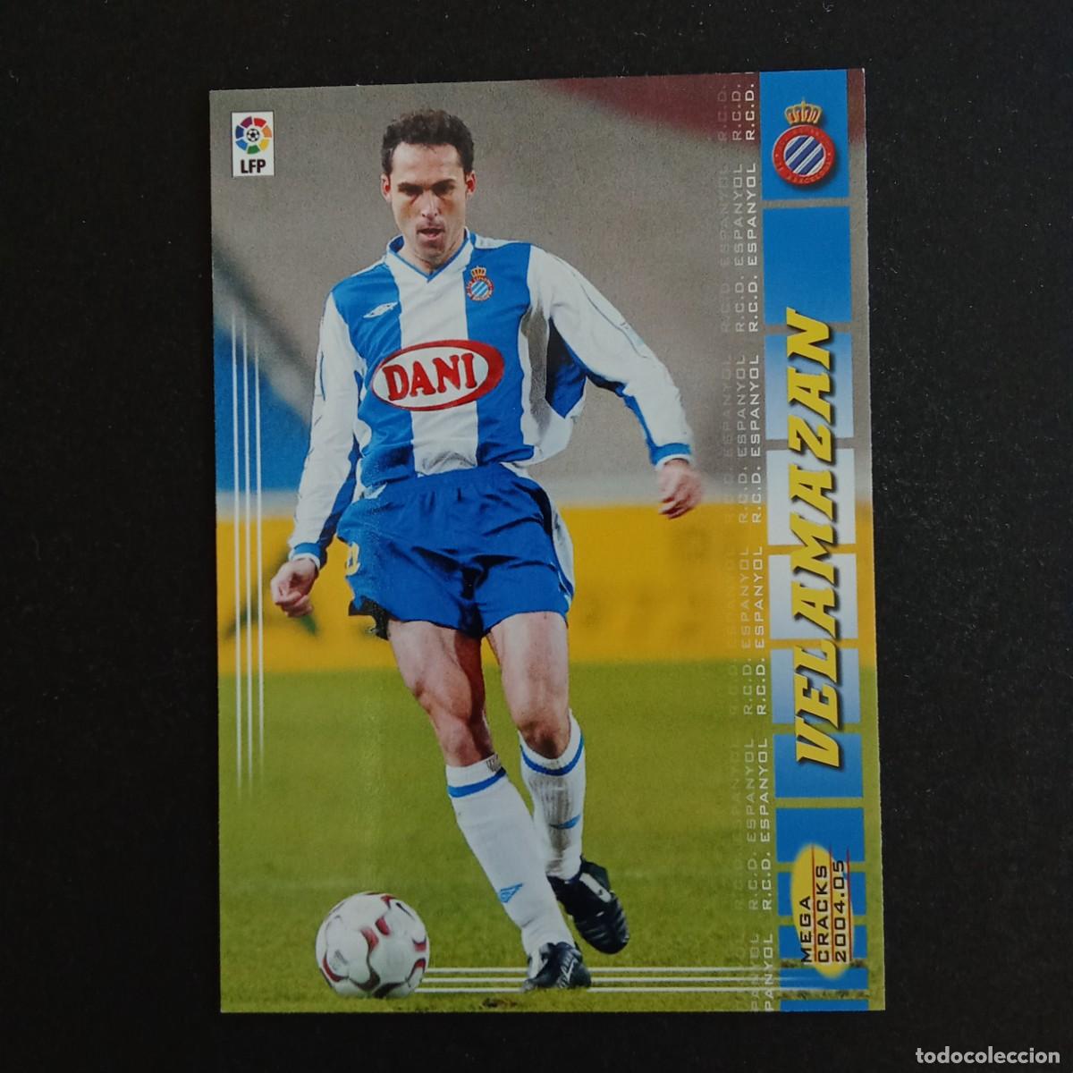Cromos de f&uacute;tbol: 120 VELAMAZAN ESPANYOL LIGA 2004 2005 04 05 MEGACRACKS PANINI -
