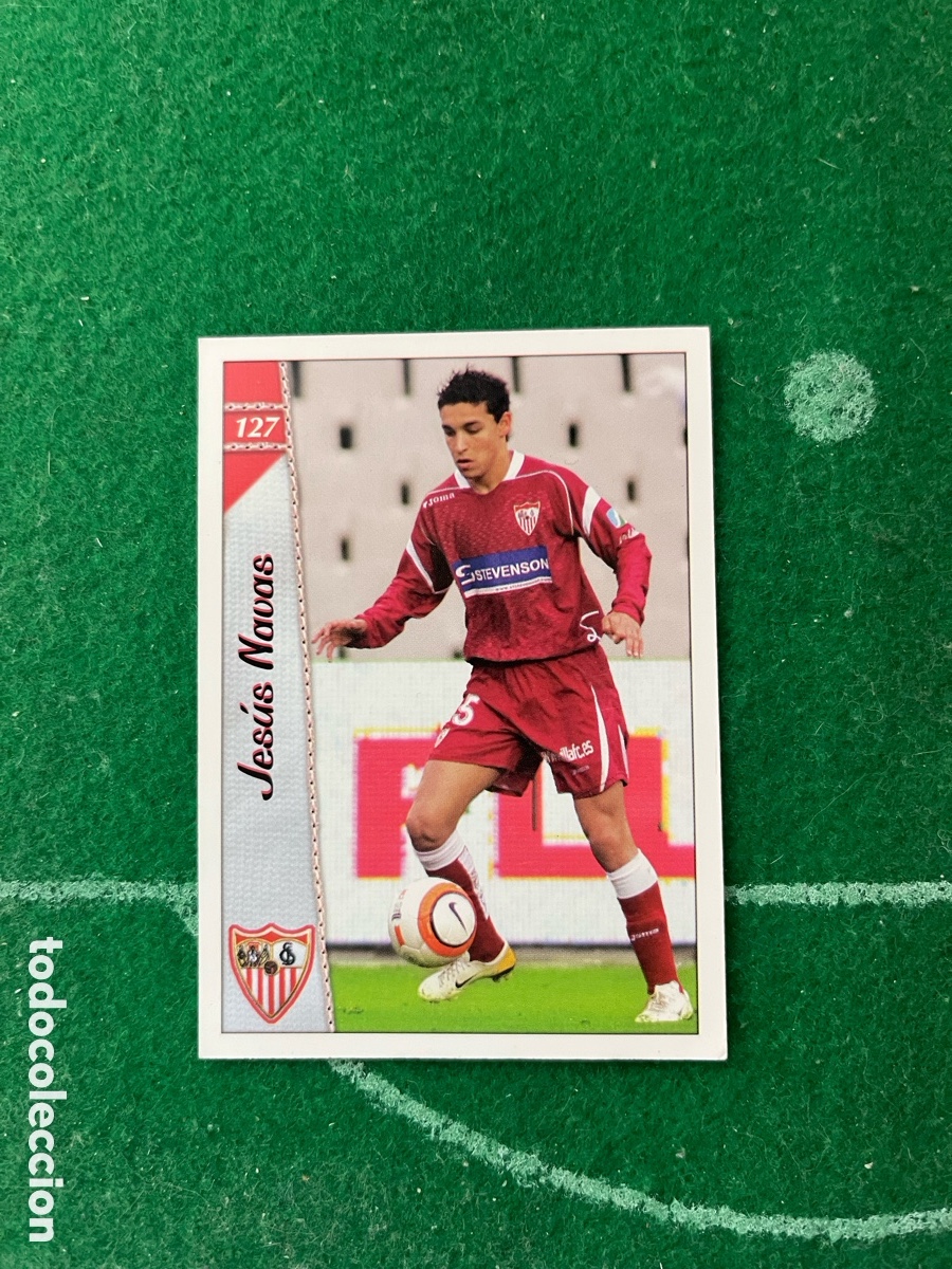 Cromos de f&uacute;tbol: 127 JES&Uacute;S NAVAS SEVILLA LAS FICHAS DE LA LIGA 2006 2007 MUNDICROMO