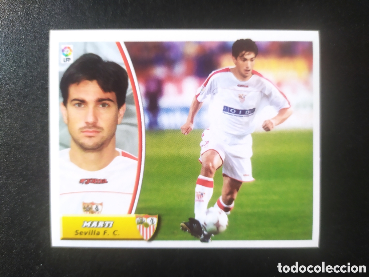 Cromos de f&uacute;tbol: Liga este 2003 2004 03 04 panini Mart&iacute; fichaje n&deg; 2 Sevilla