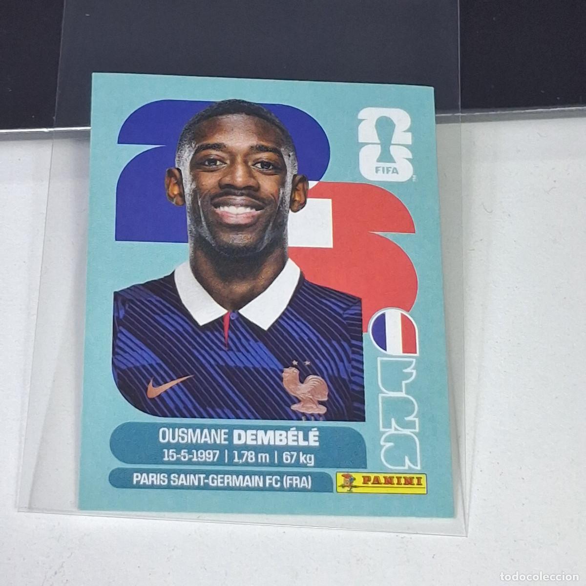Cromos de f&uacute;tbol: B68 FRA 15 FRA15 OUSMANE DEMB&Eacute;L&Eacute; FRANCIA FRANCE MUNDIAL FIFA WORLD CUP 2026 STICKER PANINI