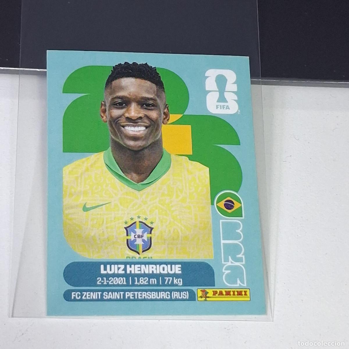 Cromos de f&uacute;tbol: B68 BRA 12 BRA12 LUIZ HENRIQUE BRAZIL BRASIL BRA MUNDIAL FIFA WORLD CUP 2026 STICKER PANINI