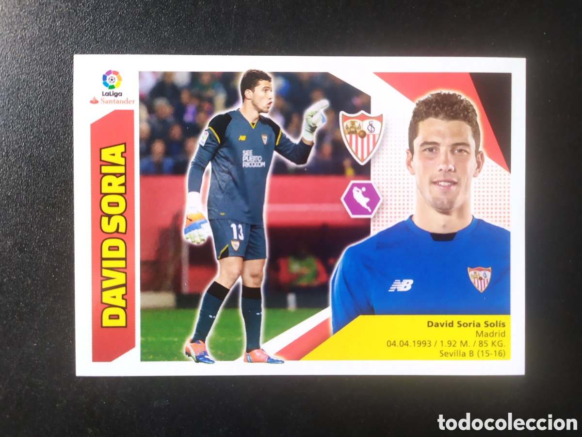 Cromos de f&uacute;tbol: Liga este 2017 2018 17 18 panini David Soria n&deg; 2 Sevilla