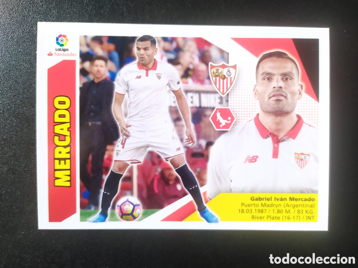 Cromos de f&uacute;tbol: Liga este 2017 2018 17 18 panini Mercado n&deg; 3 Sevilla