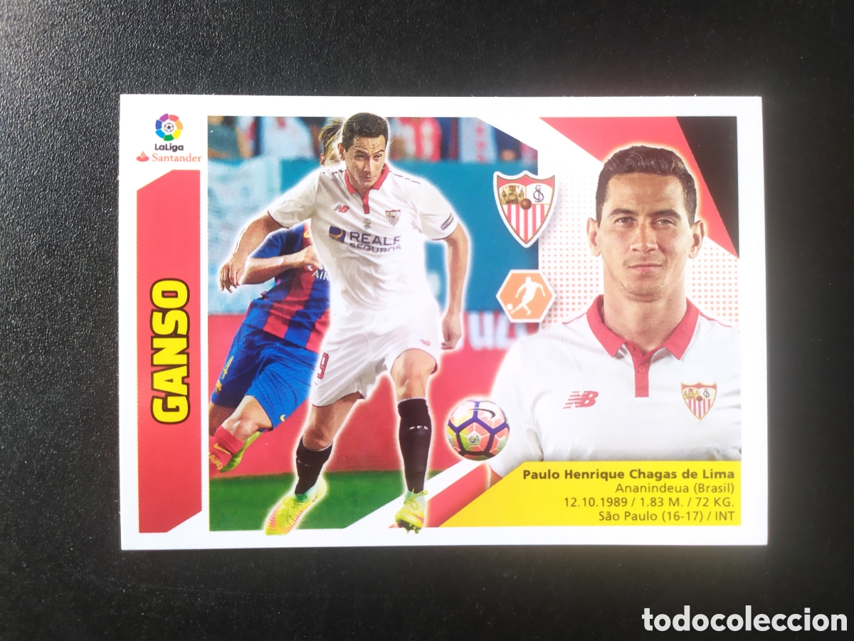 Cromos de f&uacute;tbol: Liga este 2017 2018 17 18 panini Ganso n&deg; 11 Sevilla