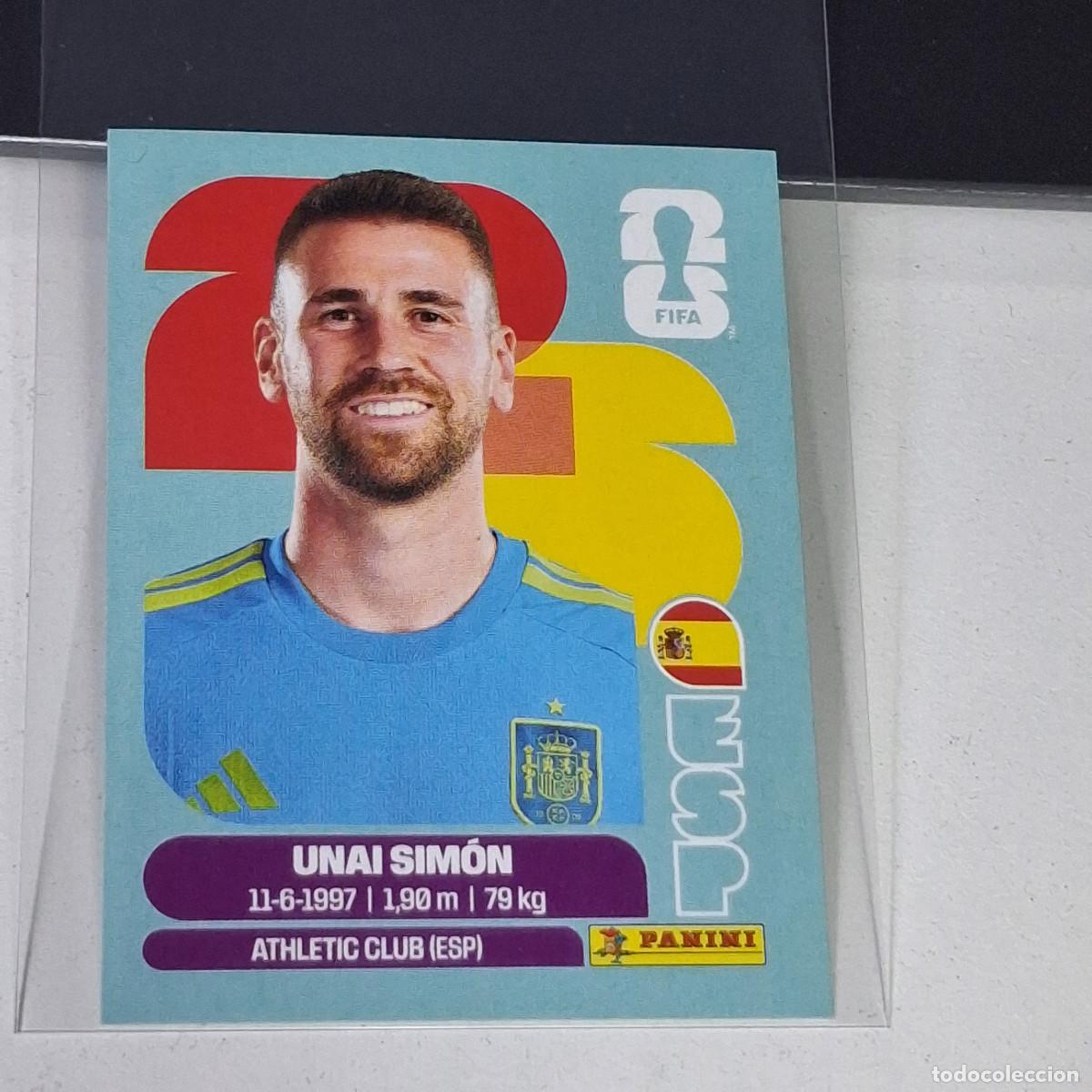 Cromos de f&uacute;tbol: B68 ESP 2 ESP2 UNAI SIM&Oacute;N SPAIN ESPA&Ntilde;A MUNDIAL FIFA WORLD CUP 2026 STICKER PANINI