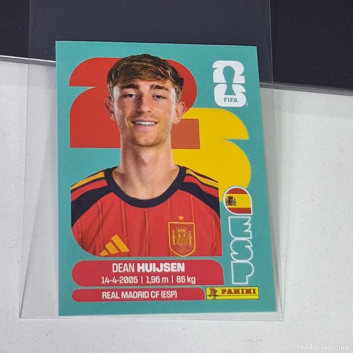 Cromos de f&uacute;tbol: B68 ESP5 DEAN HUIJSEN 5 ESPA&Ntilde;A ESP SPAIN ESPA&Ntilde;A MUNDIAL FIFA WORLD CUP 2026 STICKER PANINI
