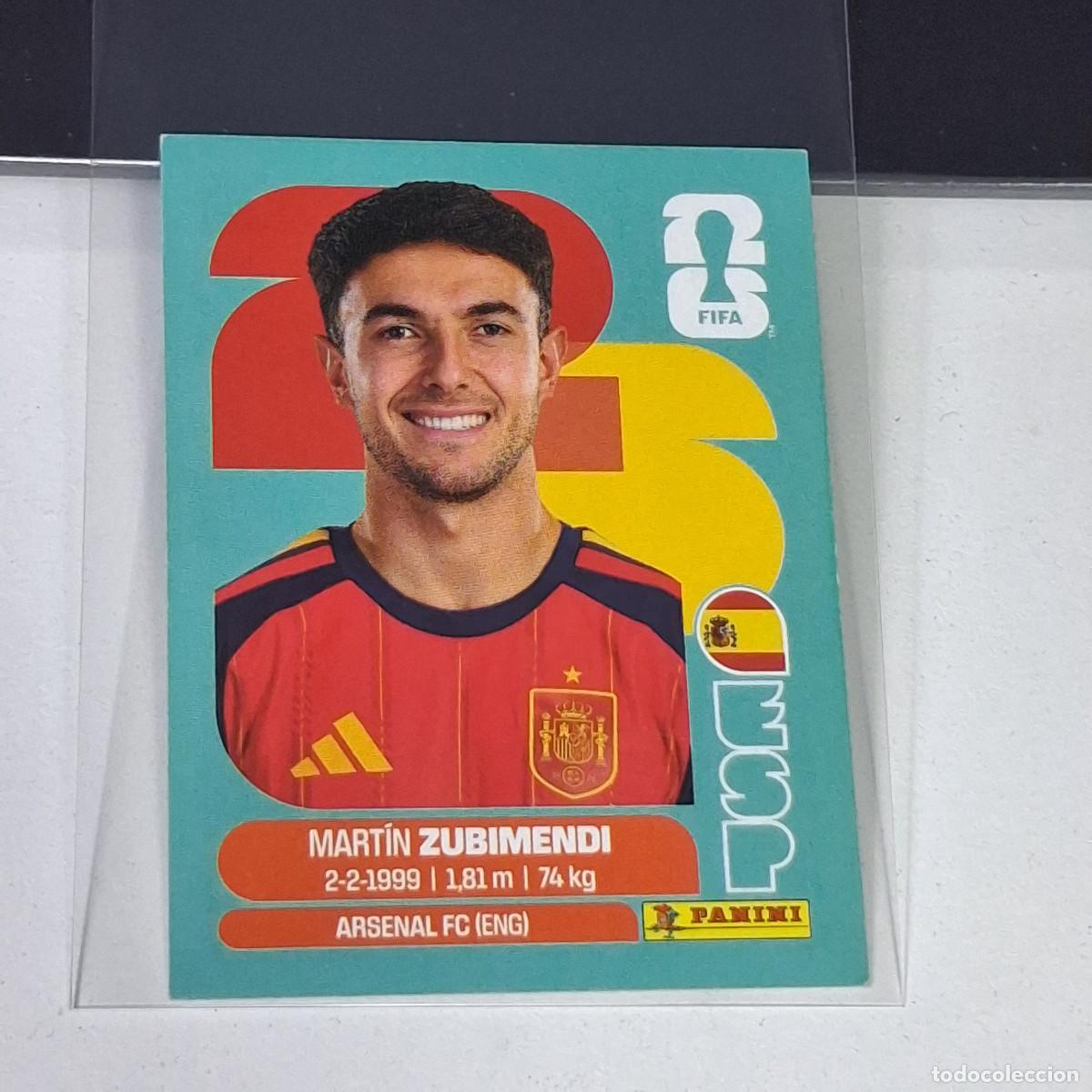 Cromos de f&uacute;tbol: B68 ESP 9 ESP9 MARTIN ZUBIMENDI ESPA&Ntilde;A ESPA&Ntilde;A SPAIN ESP MUNDIAL FIFA WORLD CUP 2026 STICKER PANINI