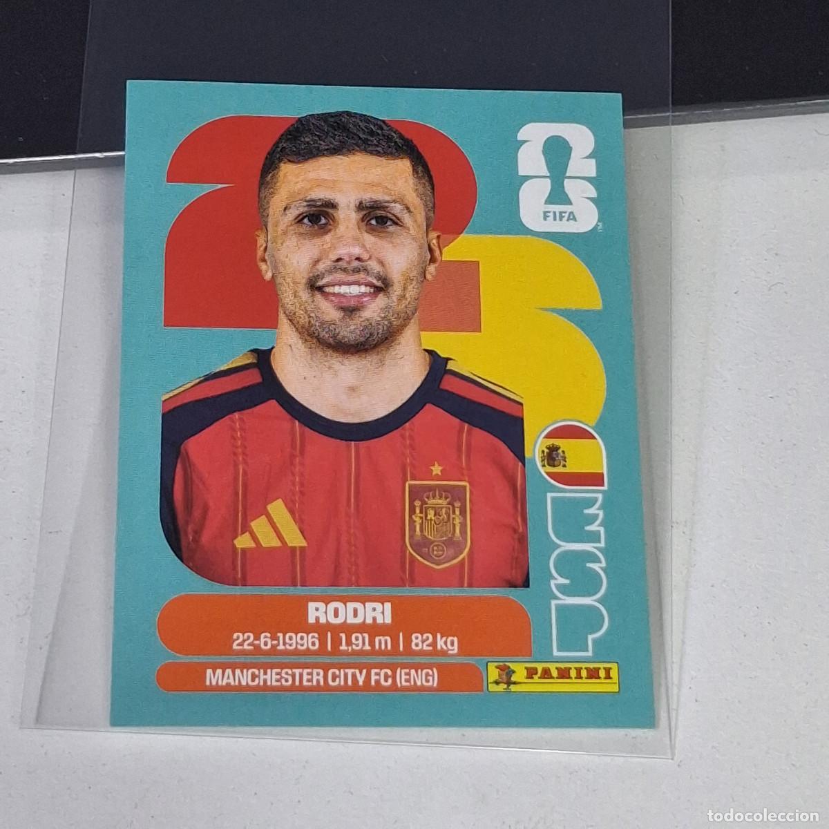 Cromos de f&uacute;tbol: B68 ESP 10 ESP10 RODRI ESPA&Ntilde;A SPAIN ESP MUNDIAL FIFA WORLD CUP 2026 STICKER PANINI